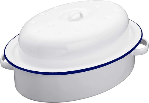 Falcon 30cm oval white self - oval,