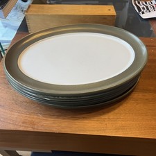 Denby Chevron Oval Platter x 6