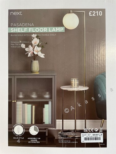 Next pasadena shelf floor - next, lamp