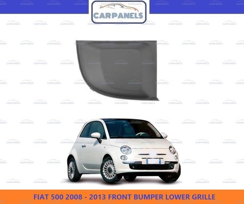 Fiat 500 front bumper - 500, lower