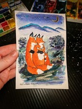 Family of Four Foxes