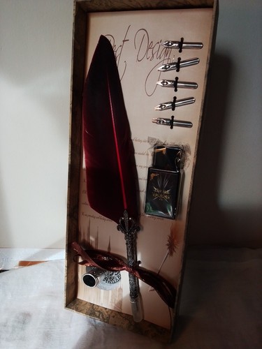 Quill feather pen - pen, (new