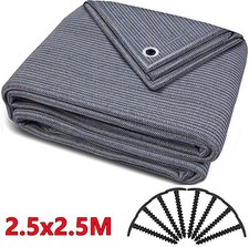 Breathable Groundsheet Carpet 160g For Tent Caravan Awning Canopy Ground Nails