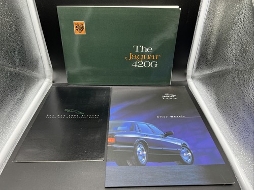 Three jaguar brochures - jaguar, brochures: