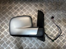 10-15 VW CADDY MK3 DRIVER SIDE WING MIRROR SILVER PAINT CODE LA7W (SCRATCHED)