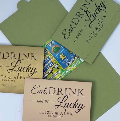 Personalised lottery ticket - lottery,