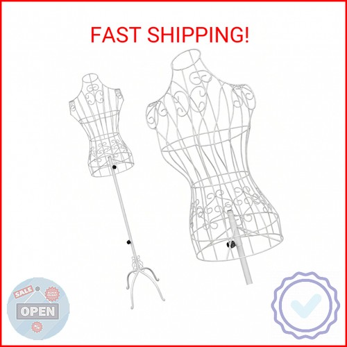 Elegant wire mannequin - elegant, female