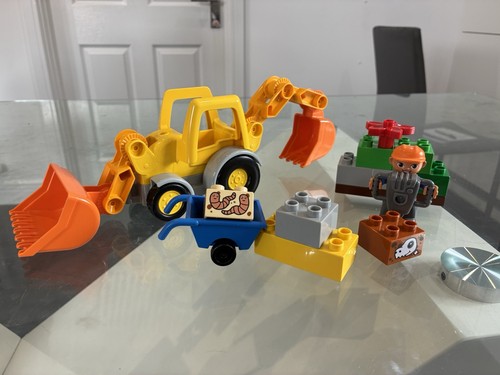 Lego duplo backhoe loader - duplo,