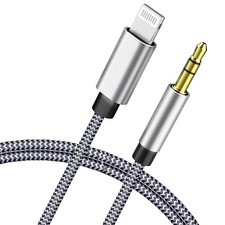 Aux Cable 3.5mm Jack Lead Car Audio Music For iPhone 14 13 12 11 Pro 7 8 X XR SE