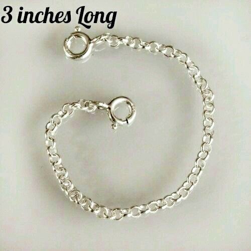 Solid sterling silver necklace - solid,