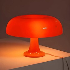 Mushroom Lamp Mushroom Orange