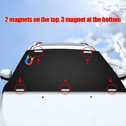 Magnet winter sunshade half - magnet,