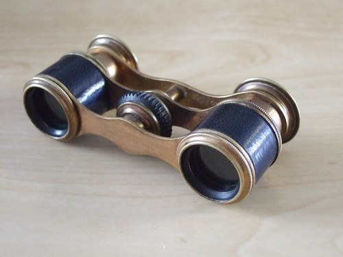 Brass leather antique opera - brass,