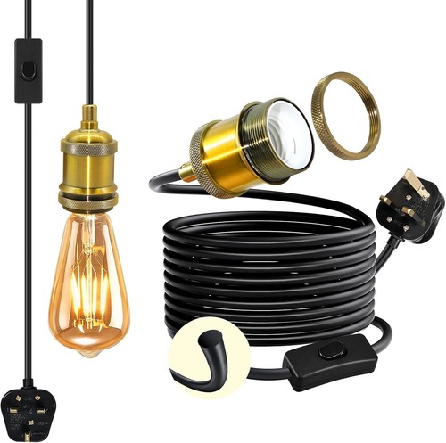 Vintage brass pendant light - pendant,