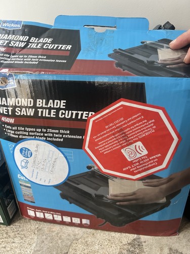 Wickes diamond blade wet saw - wickes,