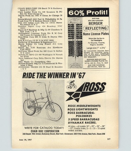 1967 paper bike - 1967, chain