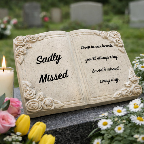Sadly missed memorial bible - sadly,