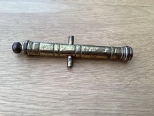 Vintage Miniature Brass Cannon