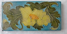 PILKINGTON ART NOUVEAU DESIGN ANTIQUE 6 X 3 INCH BORDER TILE