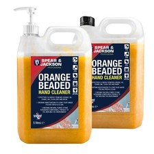 Orange Beaded Hand Cleaner Gel