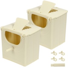  2 Pcs Bird Breeding Box Parakeet Nest Pigeon Hatching Nesting House