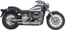 Cobra Drag Pipes 2 Inch Exhaust System Chrome For Yamaha XVS 650 1997-2000