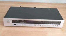 Vintage Sansui T-77 Synthesizer Tuner In Silver Tested Working
