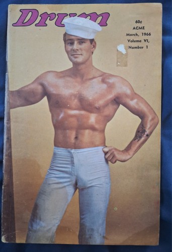 Drum vintage beefcake magazine - drum,