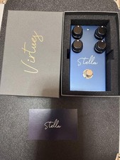 Virtue Stella Guitar Effects Pedal Blue 4 Knobs Lightly Used