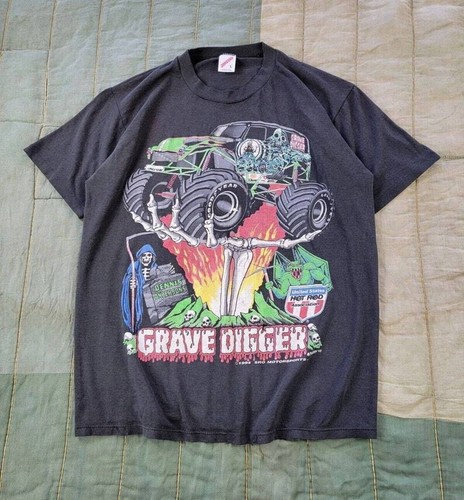 Vtg 1990s grave digger - vtg,