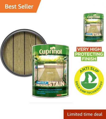 Anti slip decking stain - anti-slip,