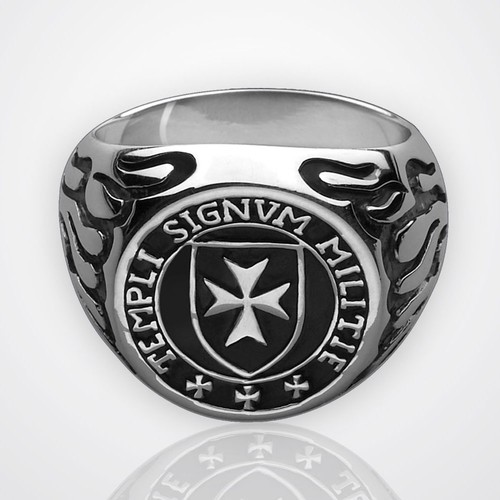 Masonic ring knights - ring, templar