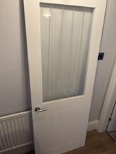 white interior glazed doors