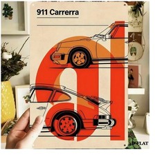 Porsche 911 Carrera Metal Sign