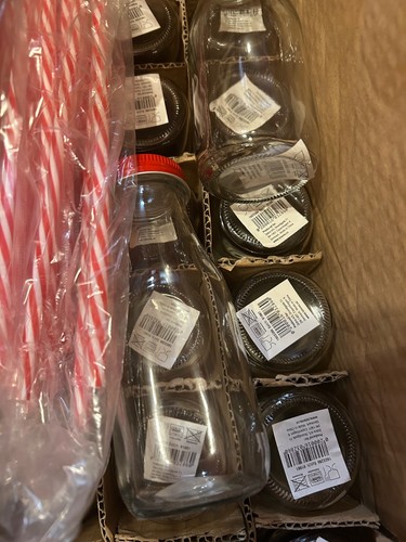 300ml glass milk - x, bottle