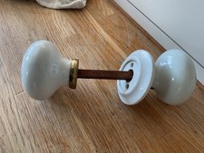 Pair of Vintage Floral Ceramic