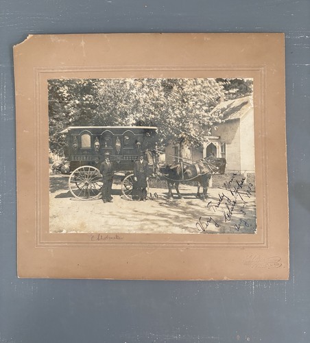 Antique 1905 mounted photo - 1905,