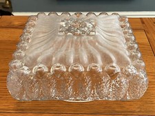 VINTAGE HEAVY SQUARE GLASS