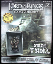 The Lord Of The Rings, Eaglemoss Chess Set  Black Pawn, Siege Troll. (No.39).