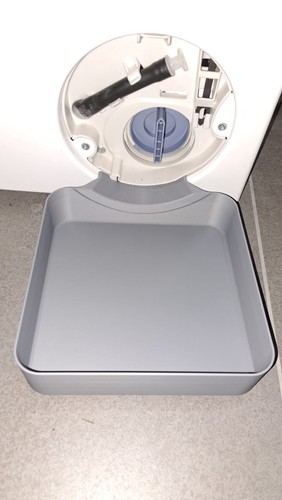 Washing machine drain tray for - washing,
