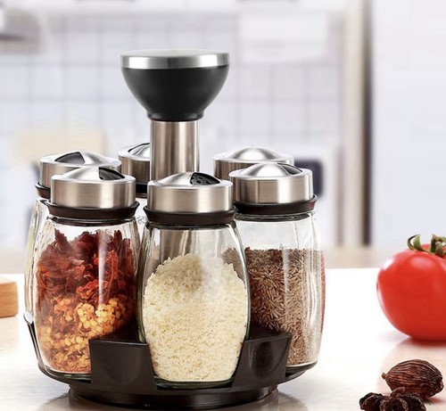 Jar revolving spice - 6-jar,