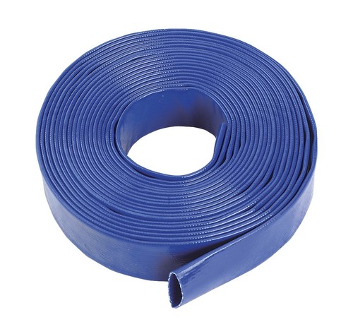Blue pvc layflat hose water - pvc, hose-water