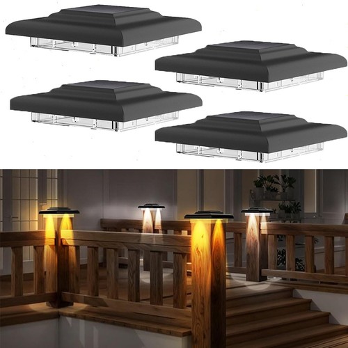 4pcs led solar powered - powered, post