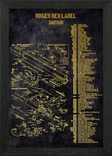 ruger red label Framed Wall