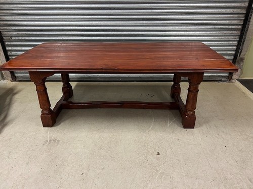 7ft walnut refectory - 7ft,