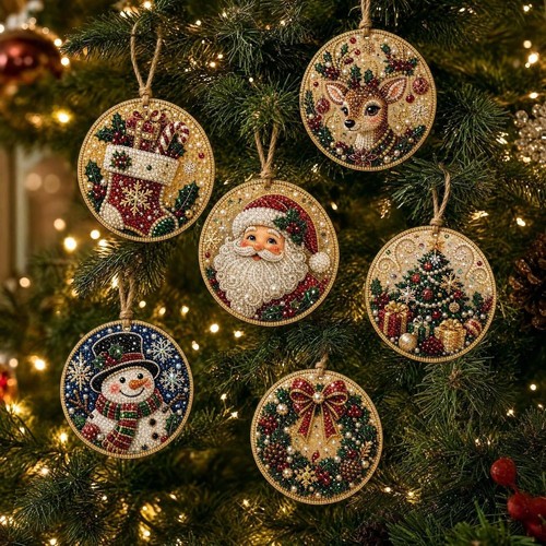 6pcs diy christmas - 6pcs,
