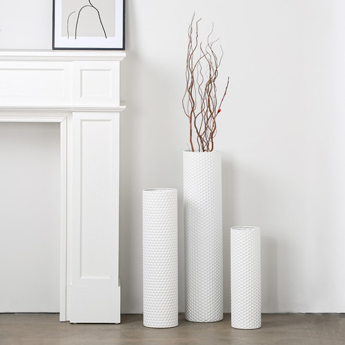 Tall floor vases set - of,