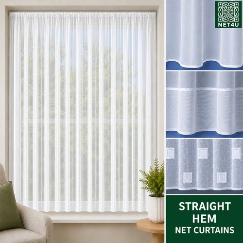 Straight hem white - straight,