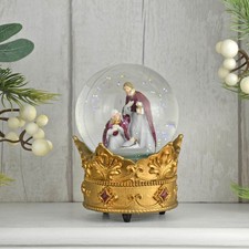 Musical Nativity Snow Globe