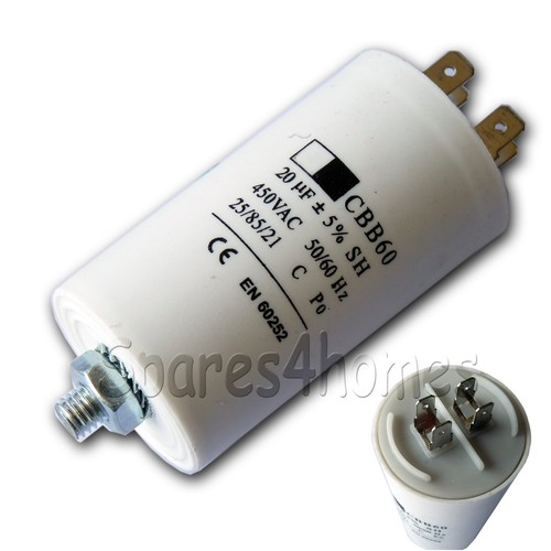20uf capacitor 20 mfd tag - +-5%,